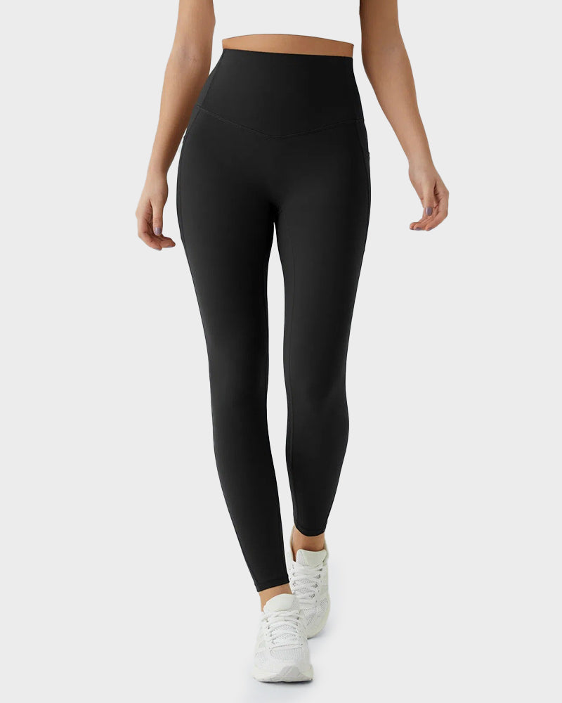Tummy Control Butt-Lifting Training Leggings with Pockets SheCurve