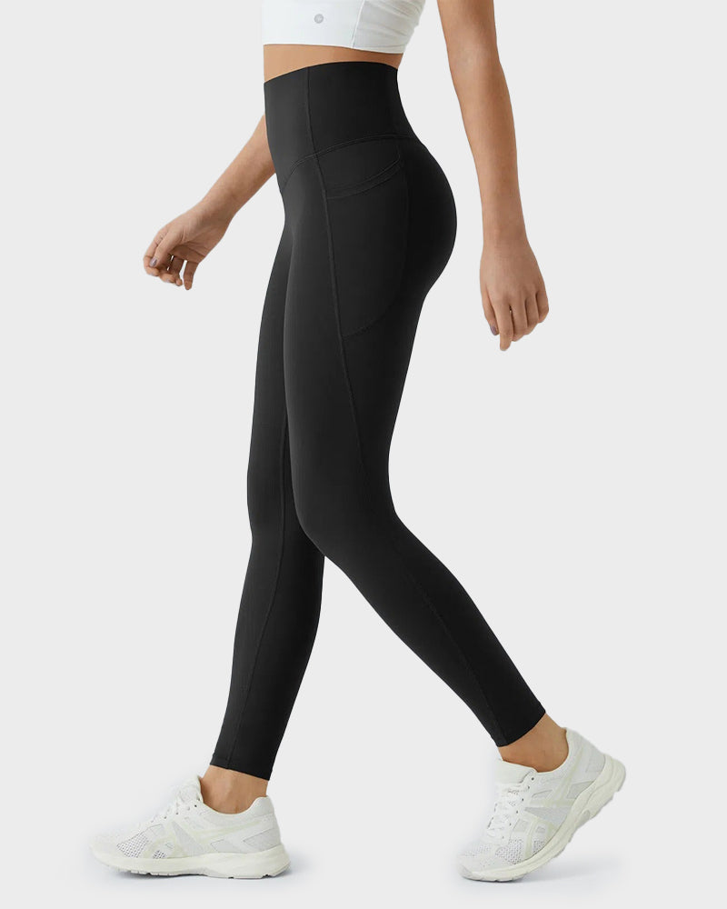 Tummy Control Butt-Lifting Training Leggings with Pockets SheCurve