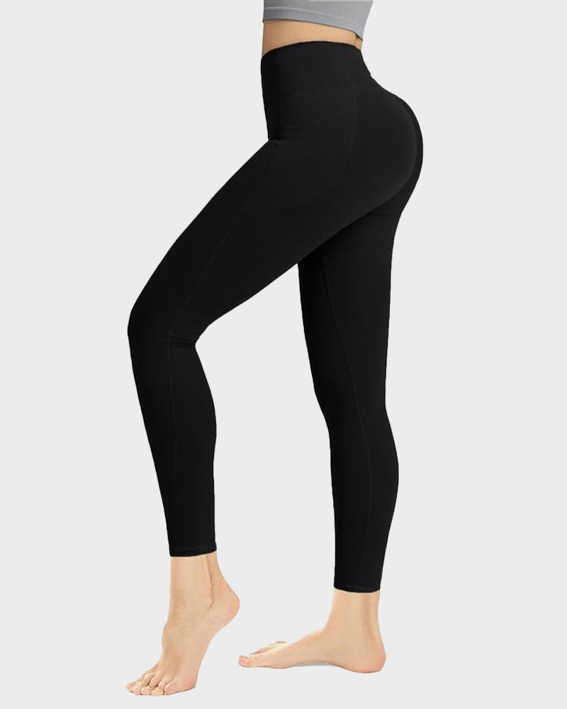 Tummy Control Butt-Lifting Training Leggings with Pockets SheCurve