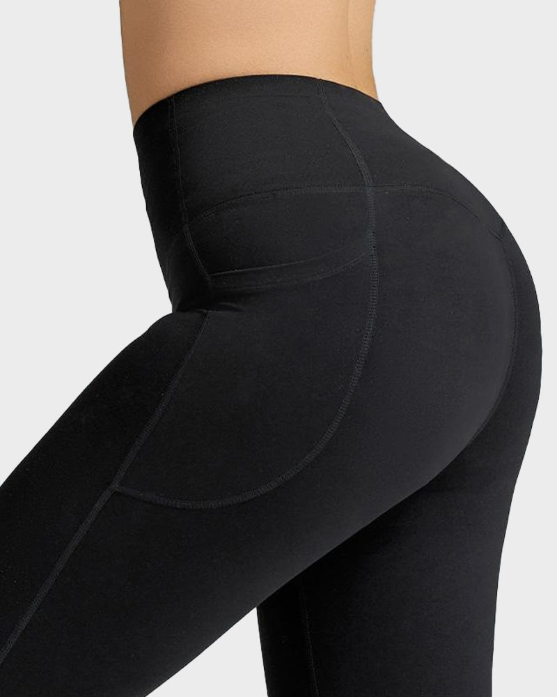Tummy Control Butt-Lifting Training Leggings with Pockets SheCurve