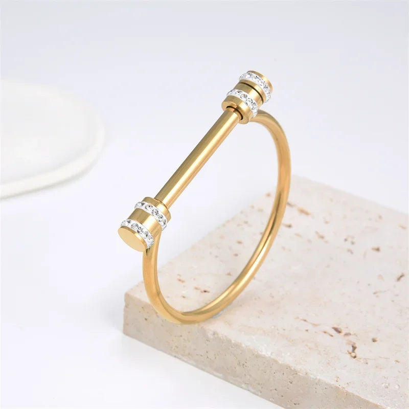 Stainless Bracelet Bangle LUXLIFE BRANDS