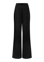 Black Jersey Viscose Palazzo Pants LavaNera ETNA