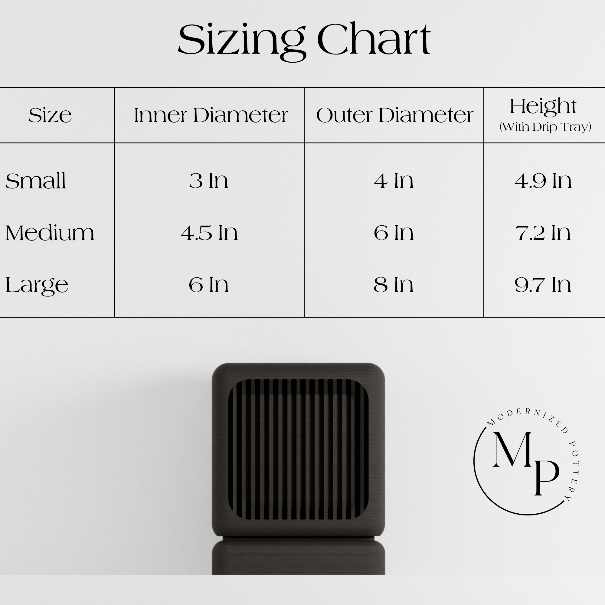 THE BOX Planter Modernized Pottery