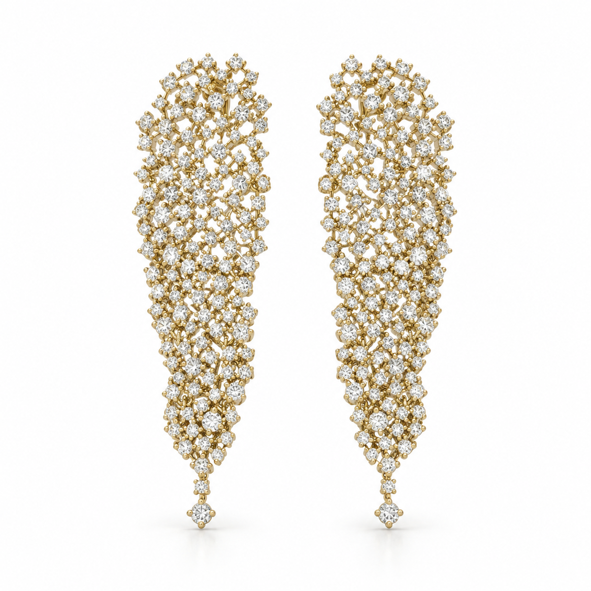 Vionette Crystal Drop Earrings