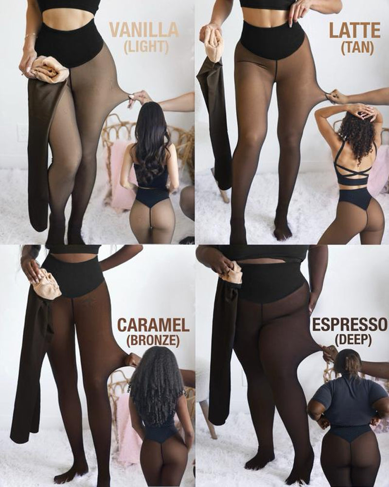 Viral One-Seam Shaping Fleece Leggings SheCurve