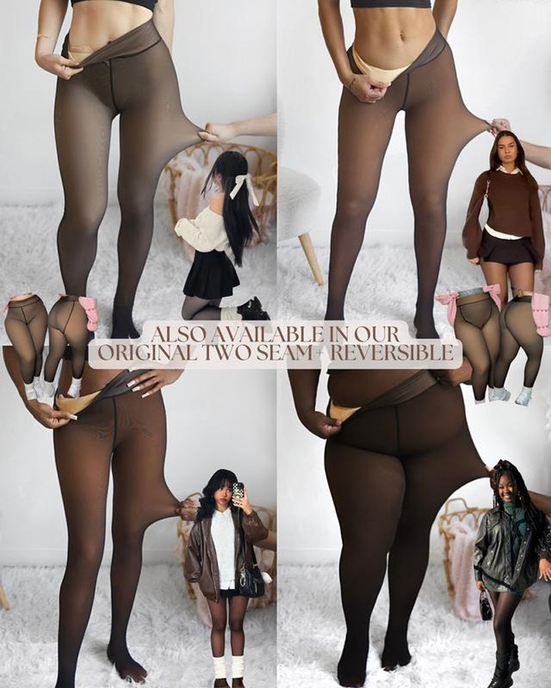 Viral One-Seam Shaping Fleece Leggings SheCurve