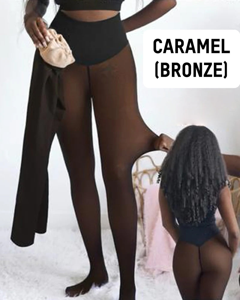 Viral One-Seam Shaping Fleece Leggings SheCurve