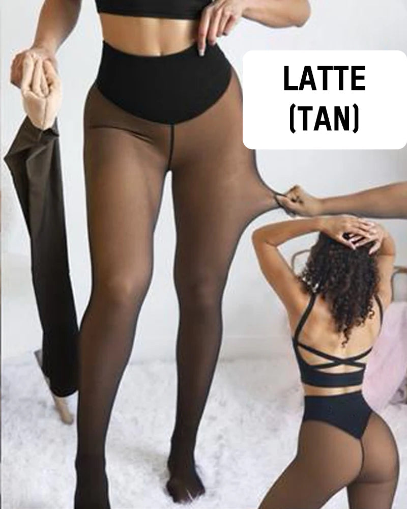 Viral One-Seam Shaping Fleece Leggings SheCurve