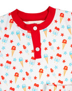 Ice Cream Knit Pajamas-FINAL SALE Smockingbird