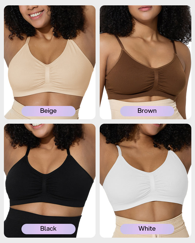 Women's Full Coverage Non-Padded Wireless Sculpt Bra
