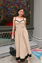 POLKA PASSION WOVEN MAXI DRESS Flying Tomato