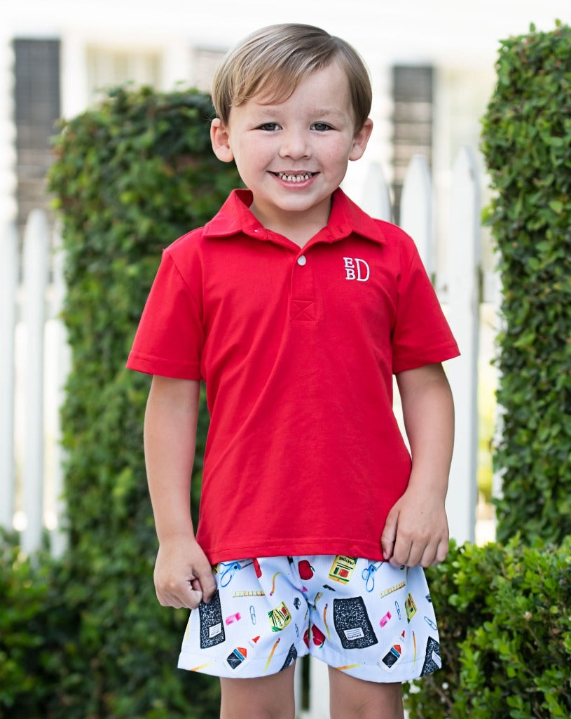 School Days Boys Shorts Set- FINAL SALE