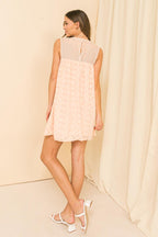 WANTS AND NEEDS SWEETHEART SHIFT MINI DRESS Flying Tomato