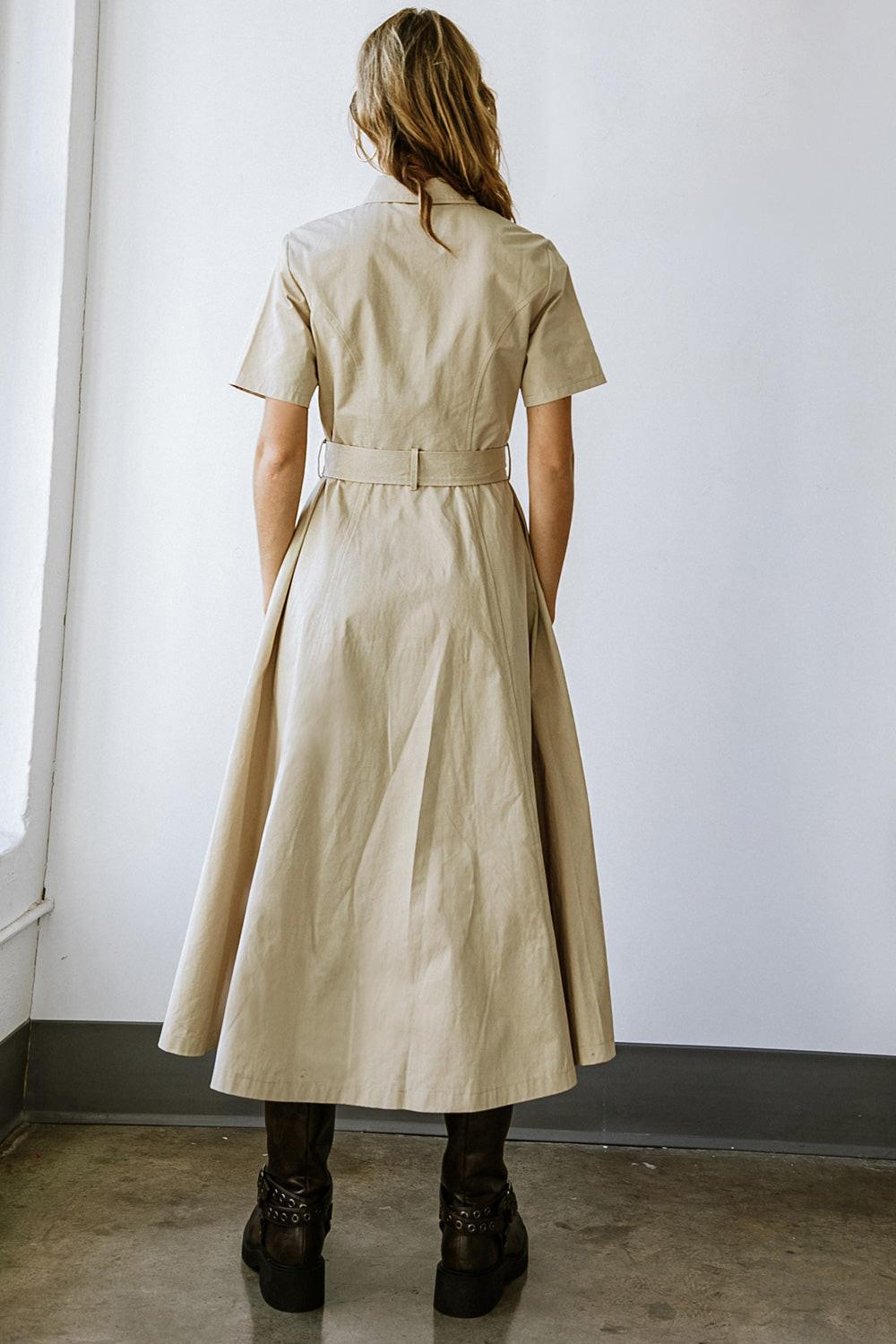 LUCKY ME WOVEN MIDI DRESS Flying Tomato