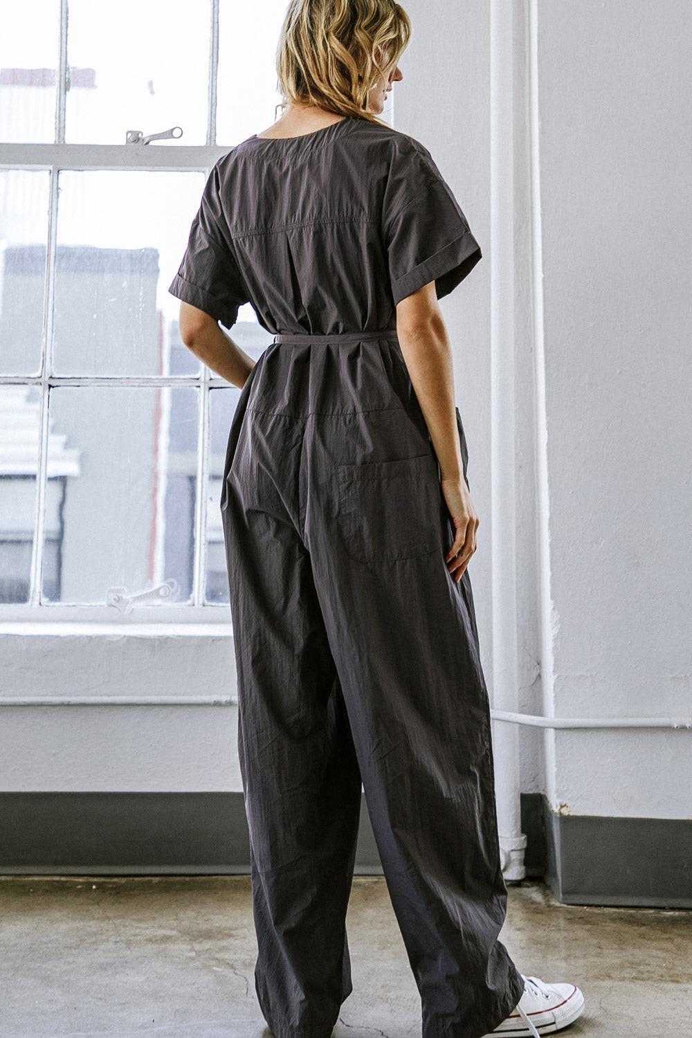 SAY IT AGAIN WOVEN JUMPSUIT Flying Tomato