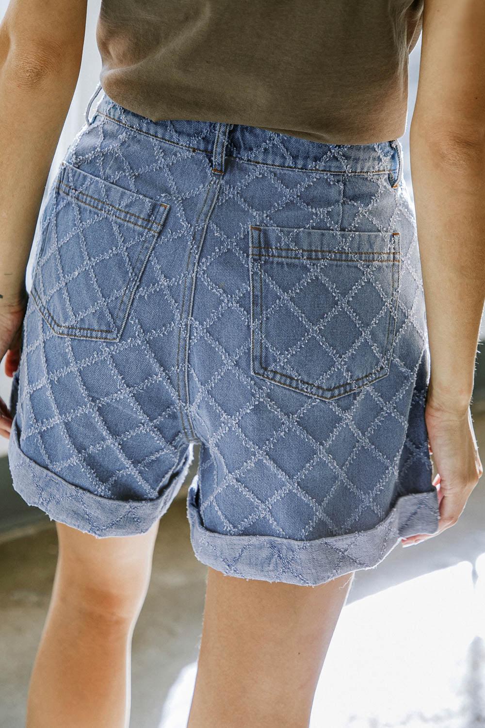 MEET ME THERE DENIM SHORT Flying Tomato