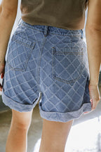 MEET ME THERE DENIM SHORT Flying Tomato