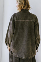 STUCK IN YOUR WAYS DENIM TOP Flying Tomato