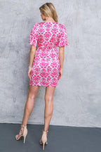 MOVE OVER WOVEN MINI DRESS Flying Tomato