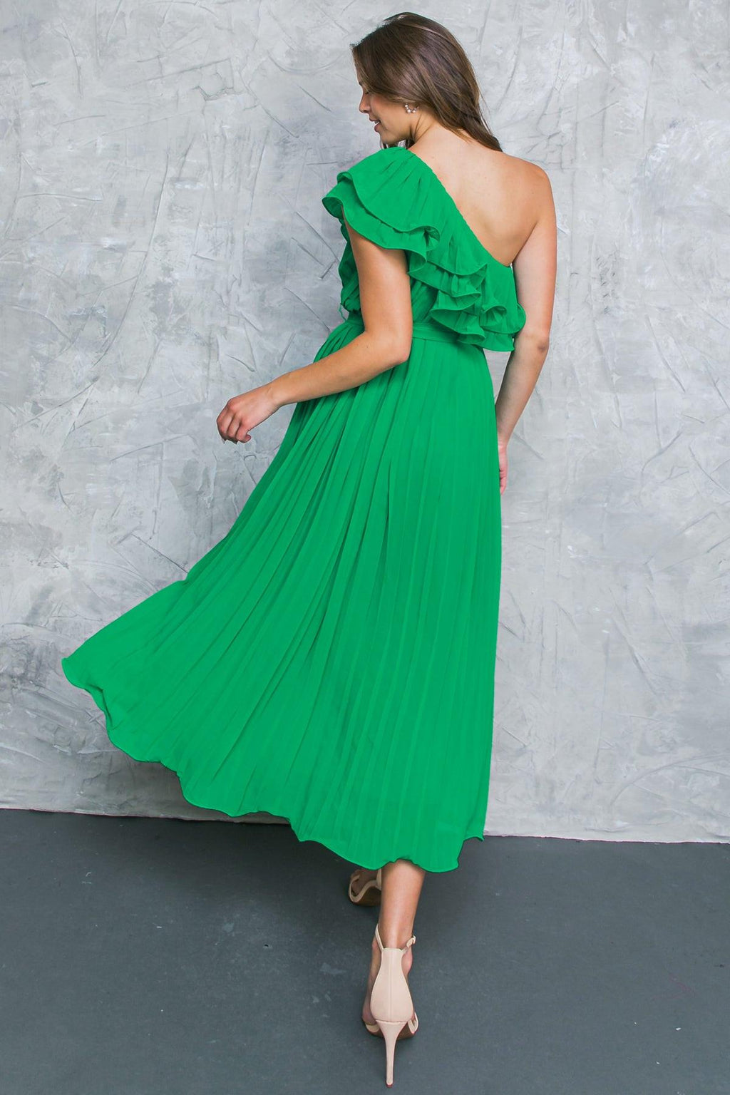 SUN-KISSED STYLE WOVEN MIDI DRESS Flying Tomato