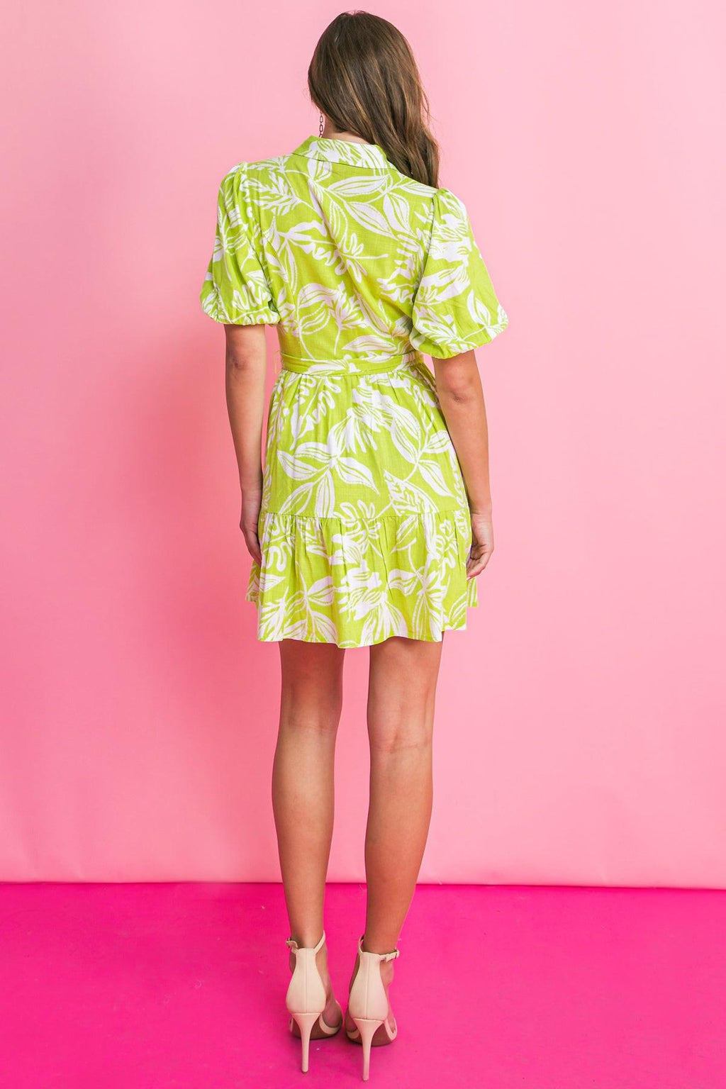 AM I DREAMING WOVEN MINI DRESS Flying Tomato