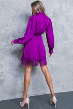 NEVER GONNA GIVE UP WOVEN MIDI DRESS Flying Tomato