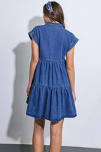 JUST THE BEGINNING TWILL MINI DRESS Flying Tomato