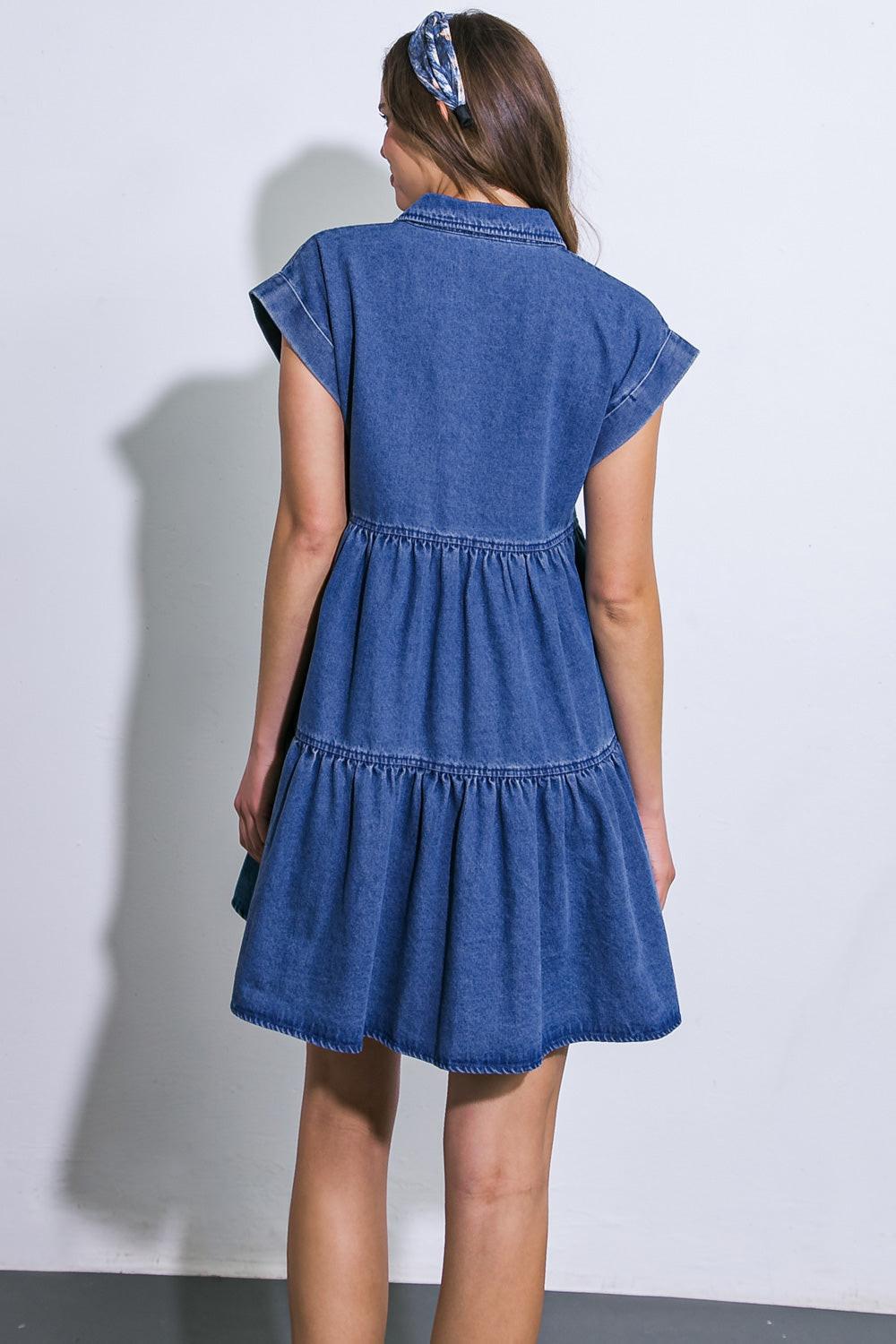 JUST THE BEGINNING TWILL MINI DRESS Flying Tomato