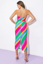 ALL OR NOTHING PONTI MIDI DRESS Flying Tomato