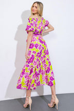 I'M IN CHARGE WOVEN MIDI DRESS Flying Tomato