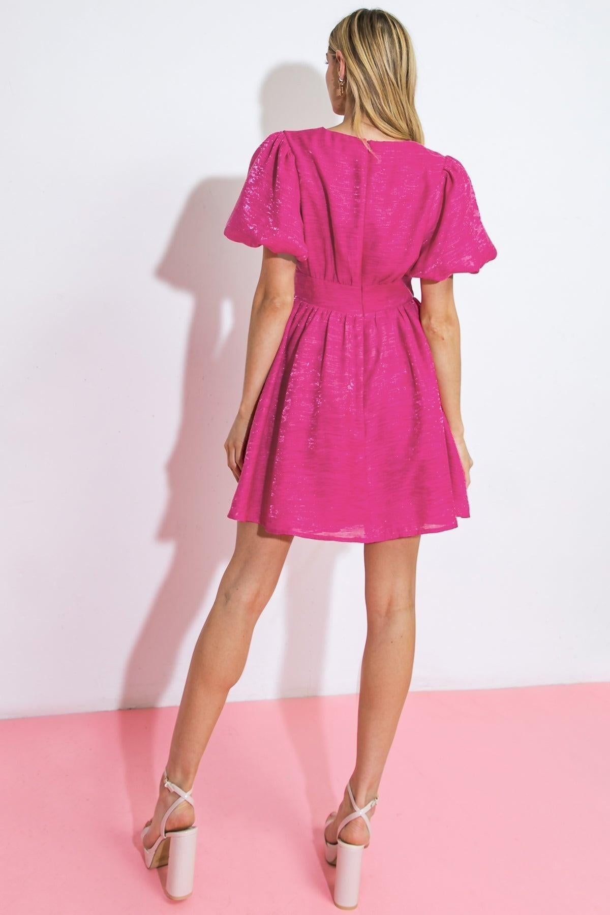 ALL IS CALM WOVEN MINI DRESS Flying Tomato