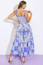 FINDING MY PEACE WOVEN MIDI DRESS Flying Tomato