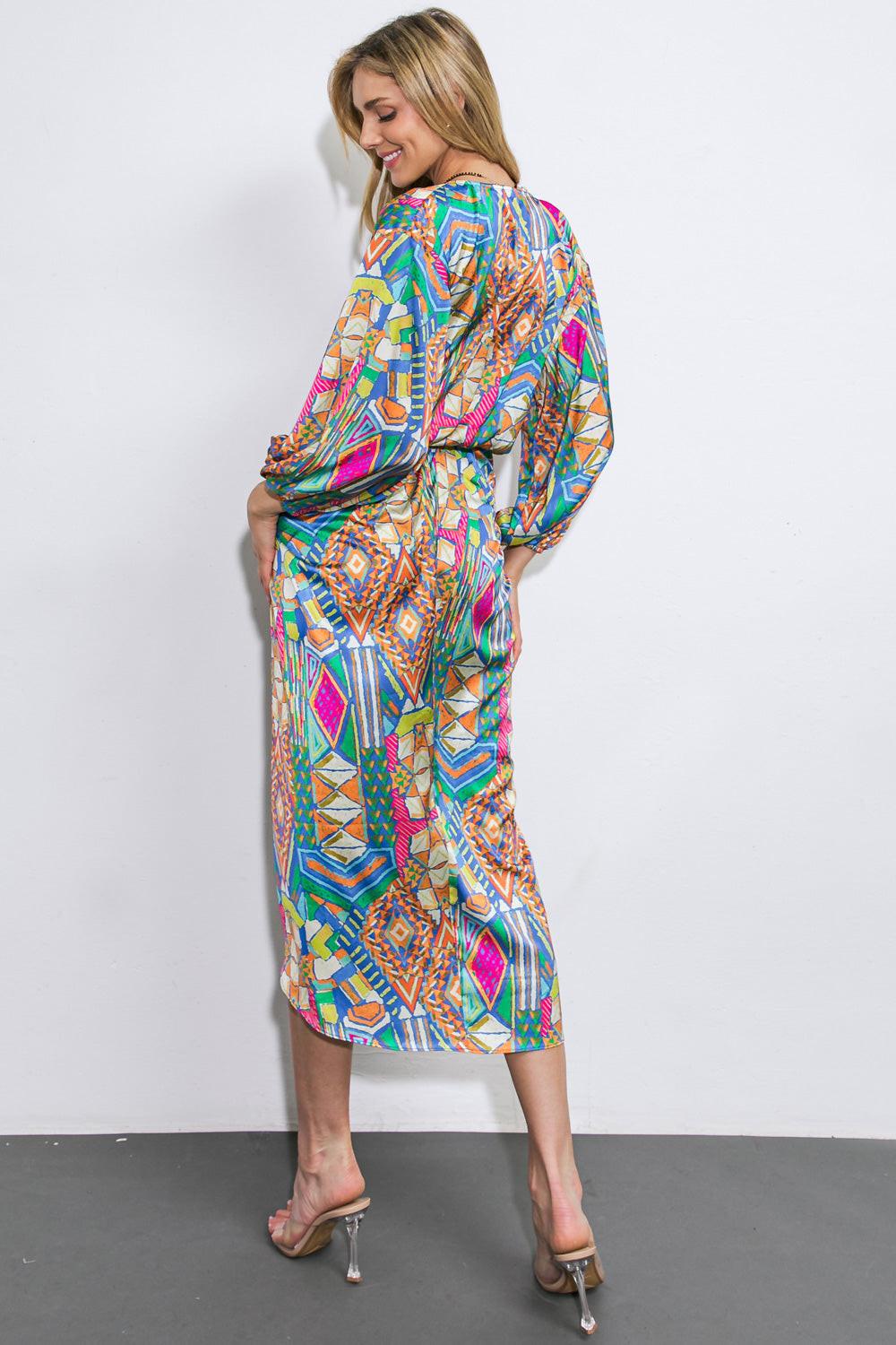 NOTHING'S CHANGED WOVEN MIDI DRESS Flying Tomato