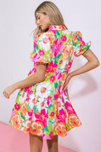 DIVINE INTUITION WOVEN MINI DRESS Flying Tomato