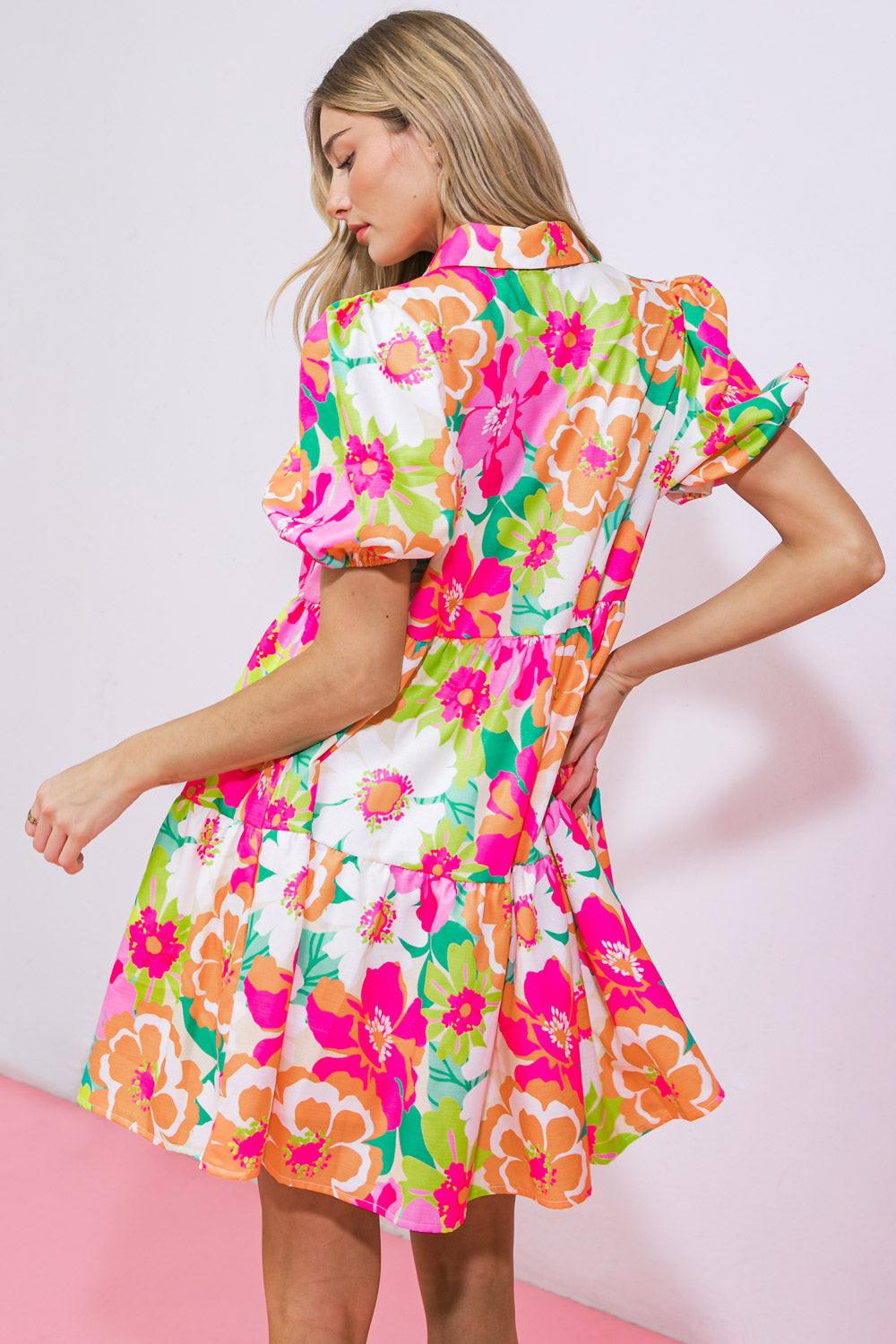 DIVINE INTUITION WOVEN MINI DRESS Flying Tomato