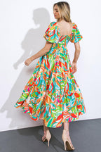 LONG LOST LOVER WOVEN MIDI DRESS Flying Tomato
