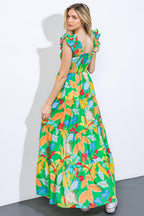 BEACH DATES WOVEN MAXI DRESS Flying Tomato