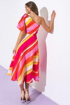 SWEETEN THE DAY WOVEN MIDI DRESS Flying Tomato