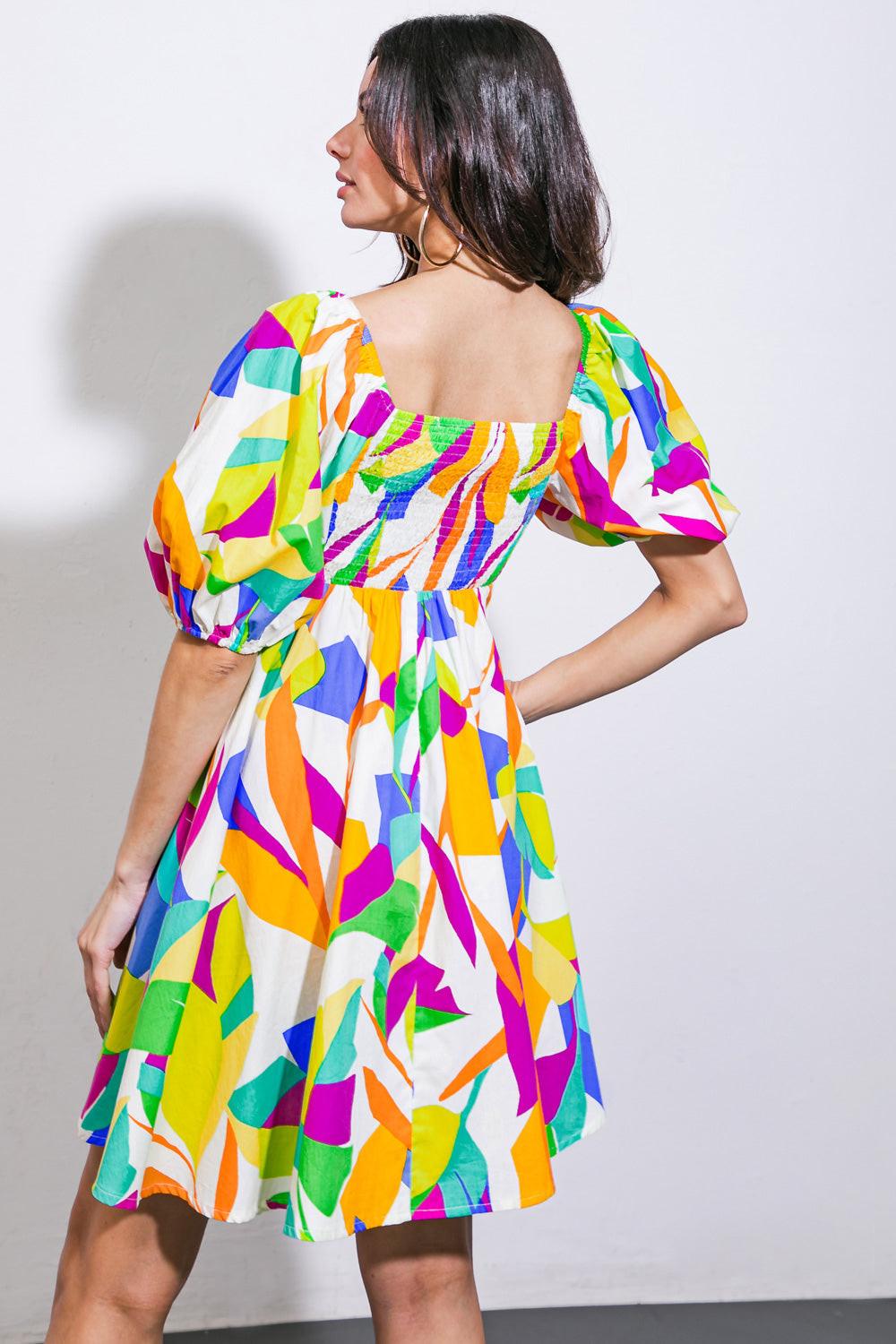 MEANT FOR YOU WOVEN MINI DRESS Flying Tomato