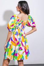 MEANT FOR YOU WOVEN MINI DRESS Flying Tomato