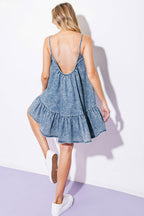 NASHVILLE GIRL WOVEN MINI DRESS Flying Tomato