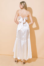POETRY OF THE HEART WOVEN MIDI DRESS Flying Tomato