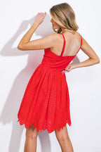 SENSE OF SERENITY WOVEN MINI DRESS Flying Tomato