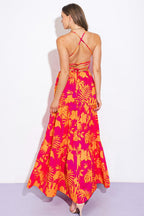 CLOSE TO YOUR HEART WOVEN MAXI DRESS Flying Tomato