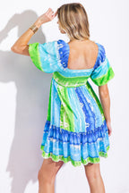 ESSENCE OF SUMMER WOVEN MINI DRESS Flying Tomato
