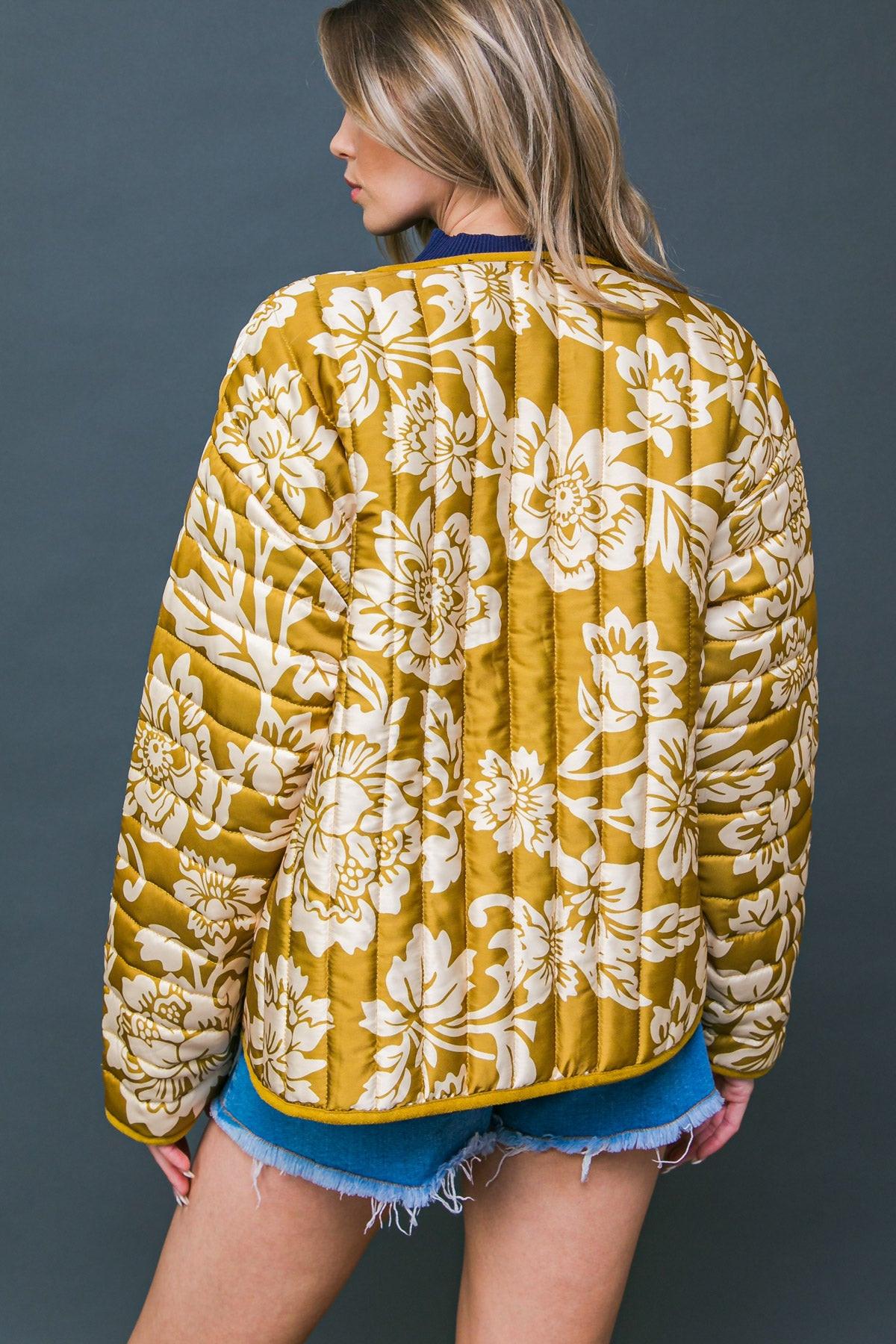 TOTALLY CONVINCED WOVEN PUFF JACKET Flying Tomato