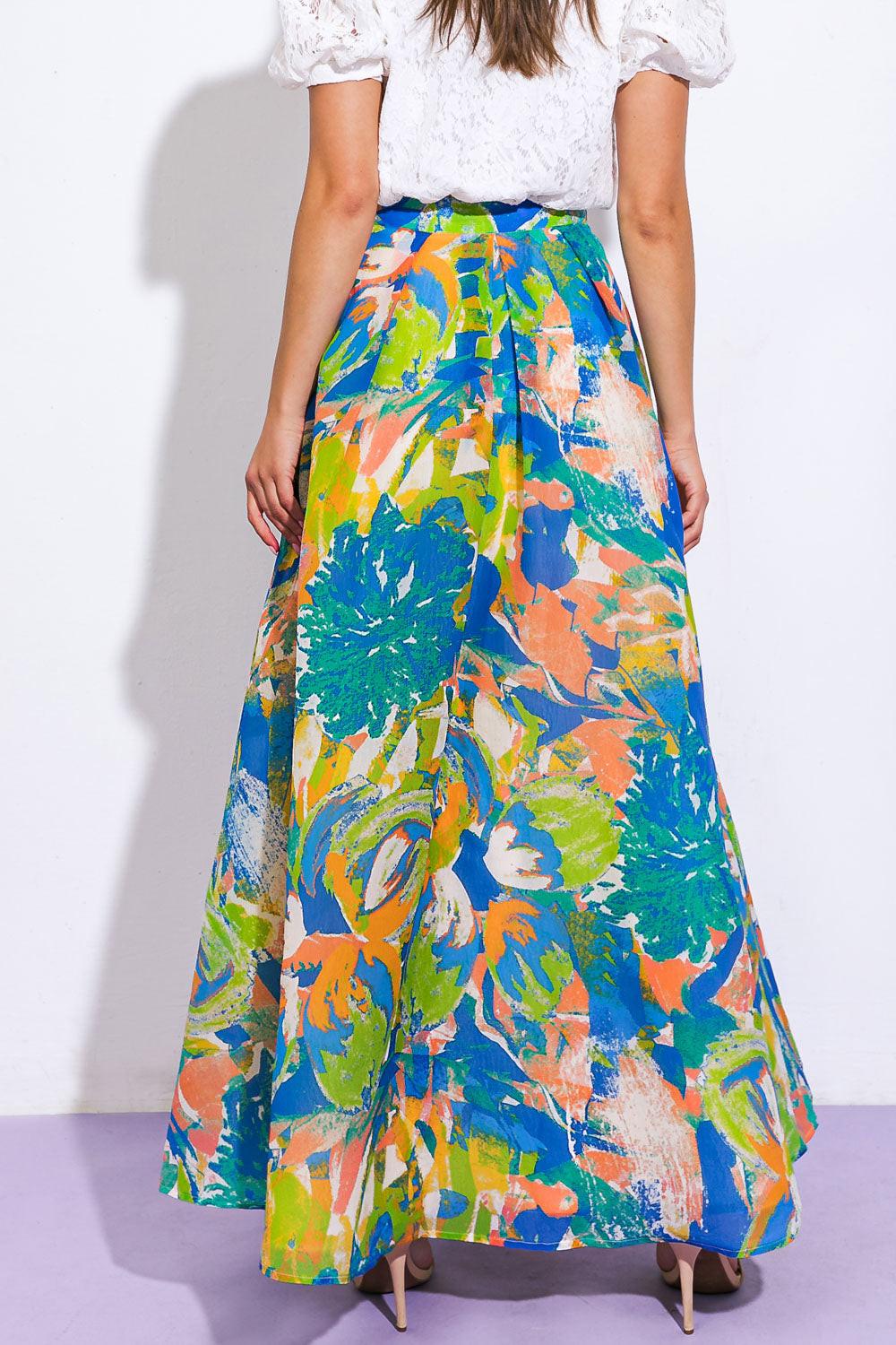 COASTAL CHIC WOVEN MAXI SKIRT Flying Tomato