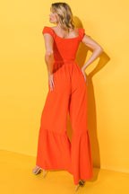 SMILE AFTERNOON IN WOVEN JUMPSUIT Flying Tomato