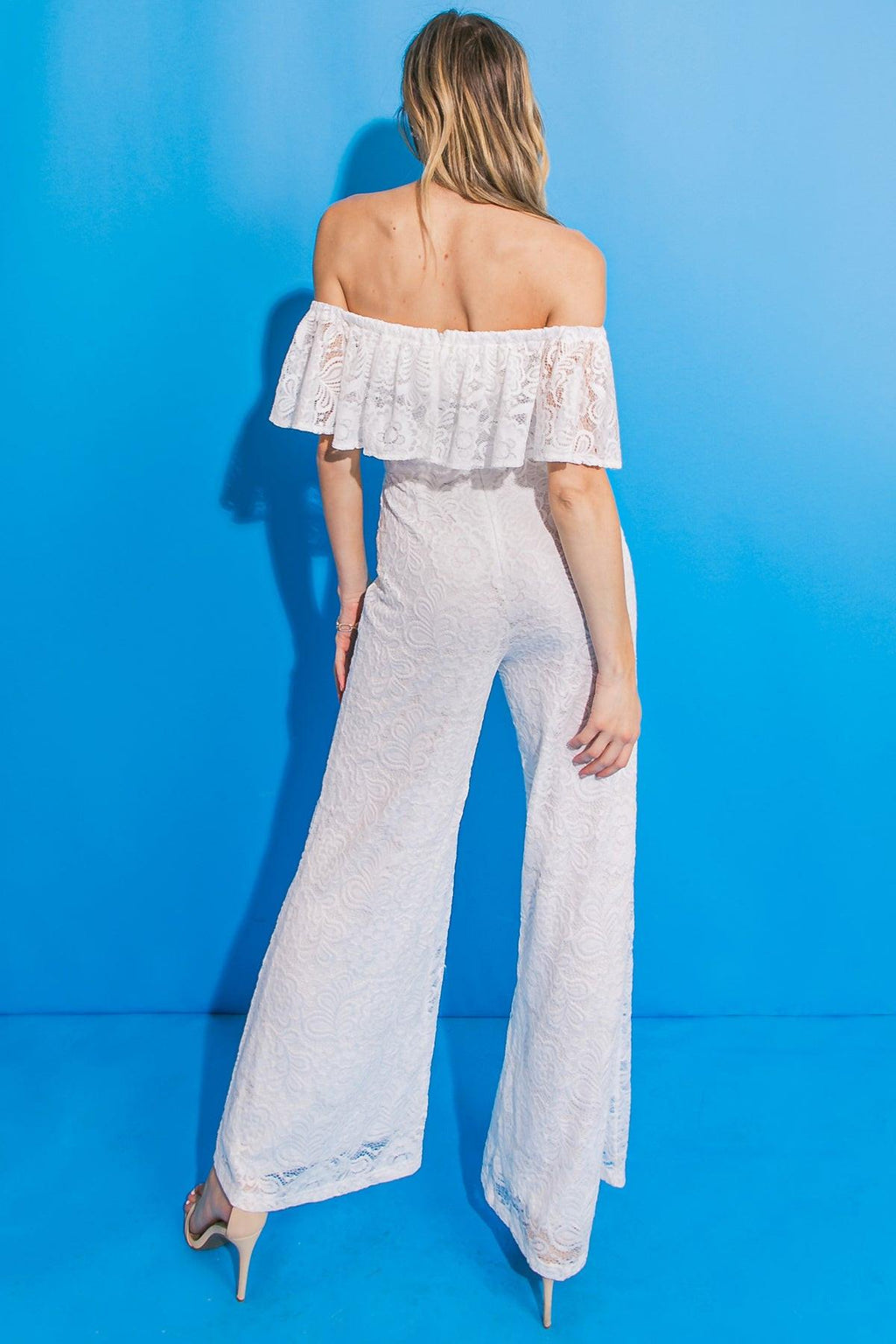 FATE INTERVENES WOVEN LACE JUMPSUIT Flying Tomato