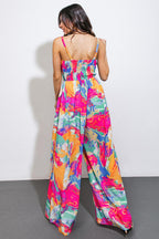 WANDERING AROUND WOVEN JUMPSUIT Flying Tomato